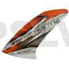 FUC-VC509EX - FUSUNO Complete New Design ORANGE ASSASSIN Airbrush Fiberglass Canopy Velocity 50